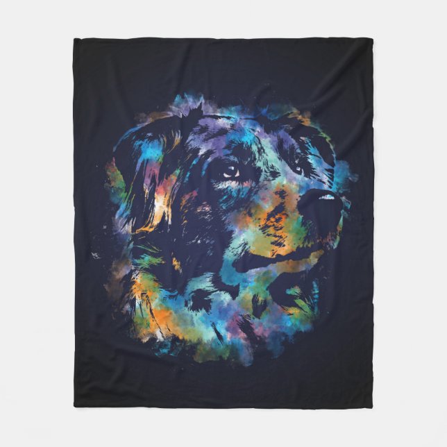 Cobertor De Velo Shepherd dog australiano - Aussie (Frente)