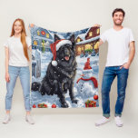Cobertor De Velo Shepherd Dog Winter Wonderland Christmas<br><div class="desc">seu design festivo captura o espírito alegre da época de férias, apresentando um adorável filhote vestindo um chapéu de Papai Noel. O cachorro está aninhado numa terra maravilhosa de inverno, completo com um boneco de neve, uma árvore de Natal decorada, e presentes lindamente envoltos. Os flocos de neve caem suavemente,...</div>