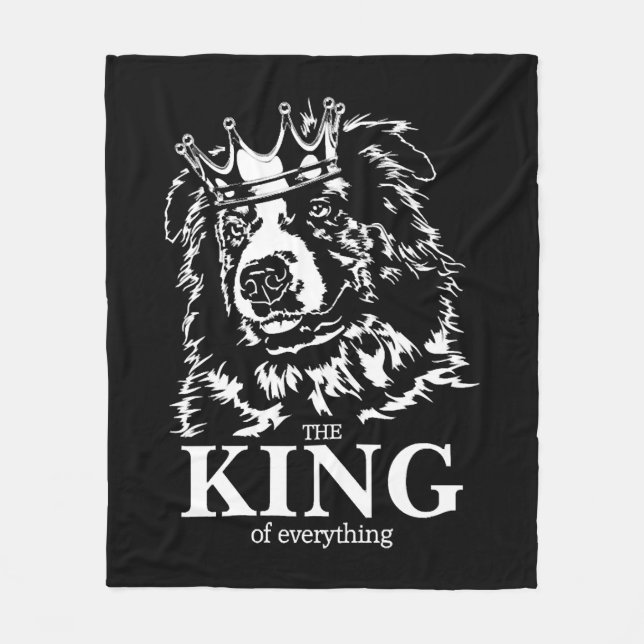 Cobertor De Velo Shepherd King of All dog pai (Frente)