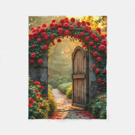 Cobertor De Velo Sherpa Blanket (Rose Path)