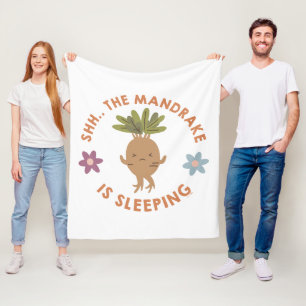 Cobertor De Velo Shh.. A Mandrágora Está Dormindo