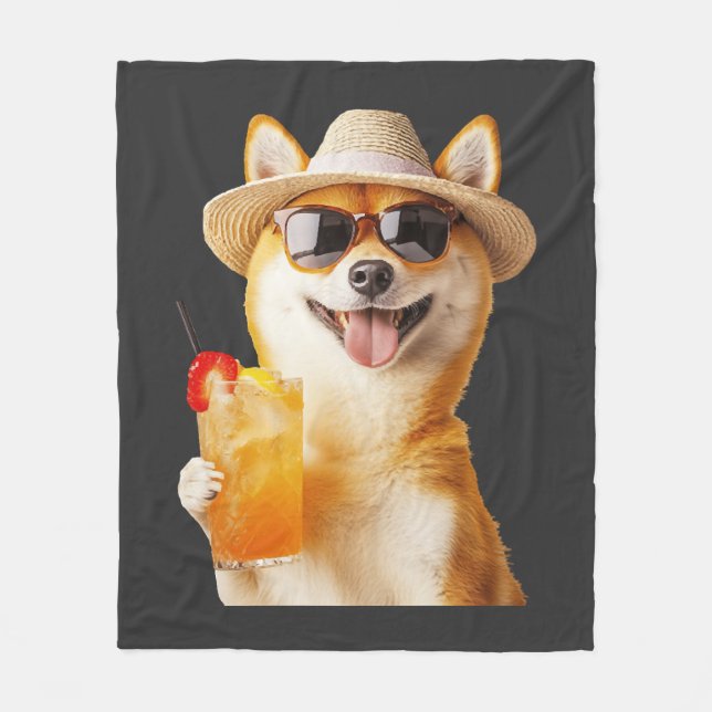 Cobertor De Velo Shiba Inu     (Frente)