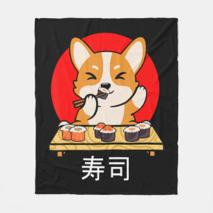 Cobertor De Velo Shiba Inu come Sushi Kawaii Neko Gift Anime