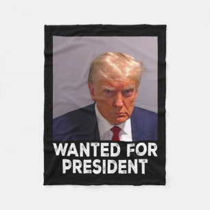 Cobertor De Velo Shot Trump Queria O Presidente 2024