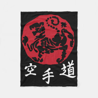 Cobertor De Velo Shotokan Karate Red Marts Taekwondo Black W