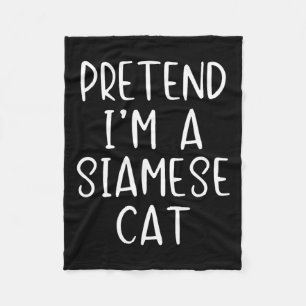 Cobertor De Velo Siamês Cat Costume Halloween Lpreguiçoso