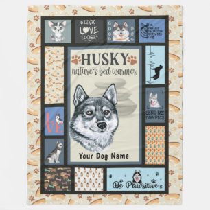 Cobertor De Velo Siberian Husky Owner Lover Funny Keepsasakilt
