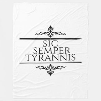 Cobertor De Velo Sic Semper Tyrannis