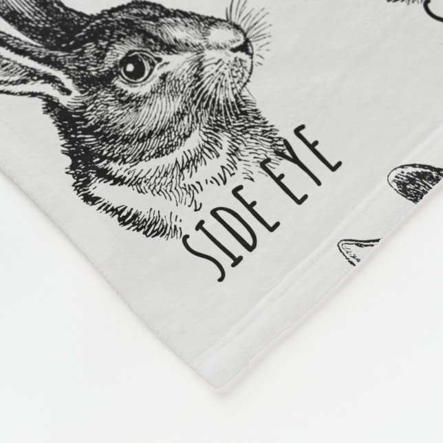 Cobertor De Velo Side Eye Funny Bunny (Quina)