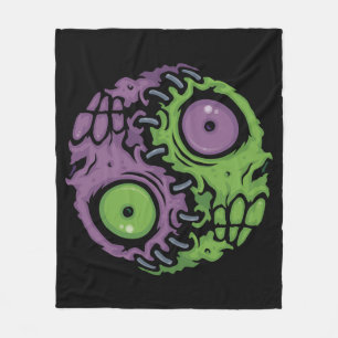 Cobertor De Velo Sigla de Zombie Yin Yang