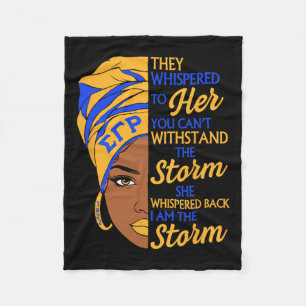 Cobertor De Velo Sigma Gamma Rho Trioridade História Negra Mulheres