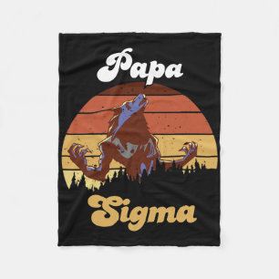 Cobertor De Velo Sigma Papa Wolf Match Tribe Wolves Camping Pack Fa