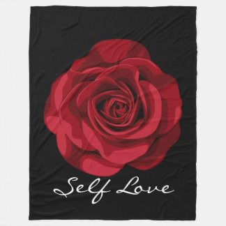 Cobertor De Velo Signature Self Love Fleece Blanket