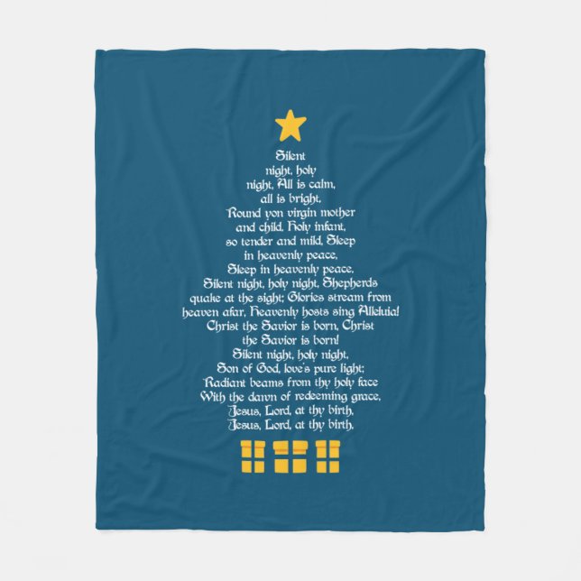 Cobertor De Velo Silent Night (Frente)
