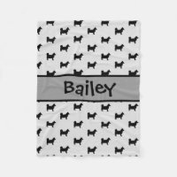 Silhouette do Cão Vallhund Sueco Personalizado