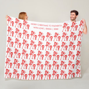 Cobertor De Velo Silhueta Bonita, Personalizada, Dança Feliz