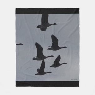 Cobertor De Velo Silhueta canadense dos gansos B46 em vôo
