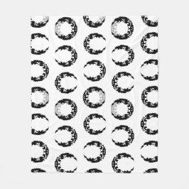 Cobertor De Velo Silhueta da Lua do Crescente Negro