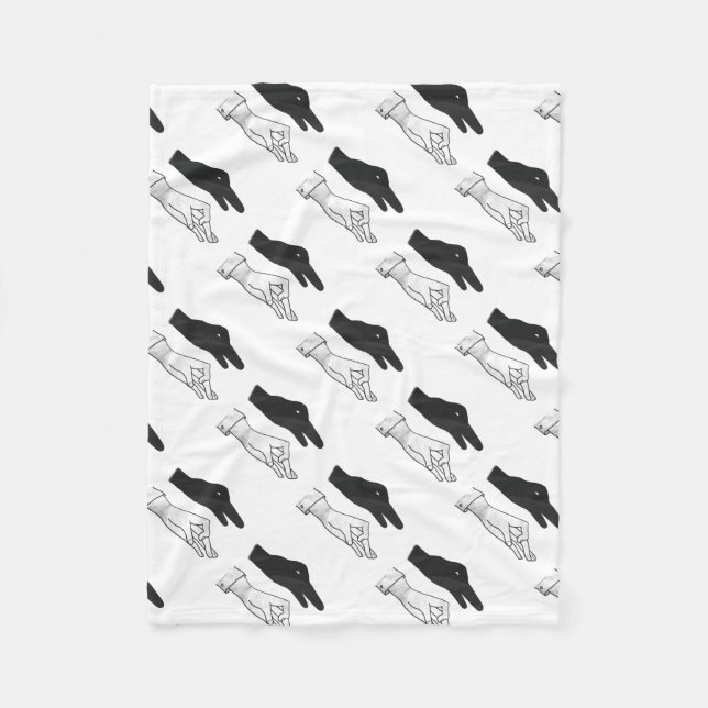 Cobertor De Velo Silhueta da Mão de Pato (Frente)