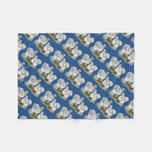 Cobertor De Velo Silkie Bantam Splash Chickens