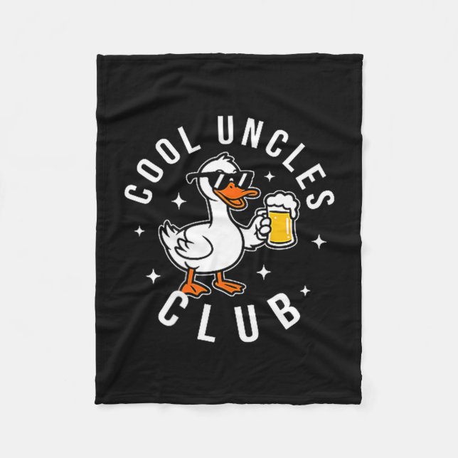 Cobertor De Velo Silly Uncle Goose Cool Uncles Club Shirt Men Uncle (Frente)