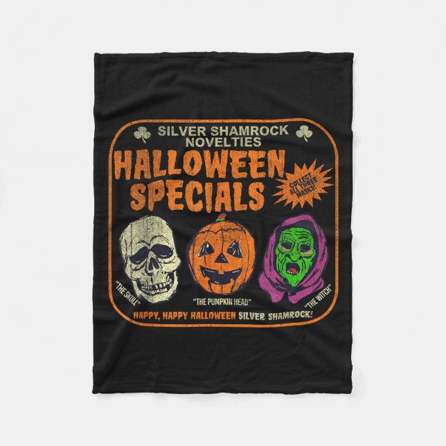 Cobertor De Velo Silver Shamrock Novelties Halloween Specials  (Frente)