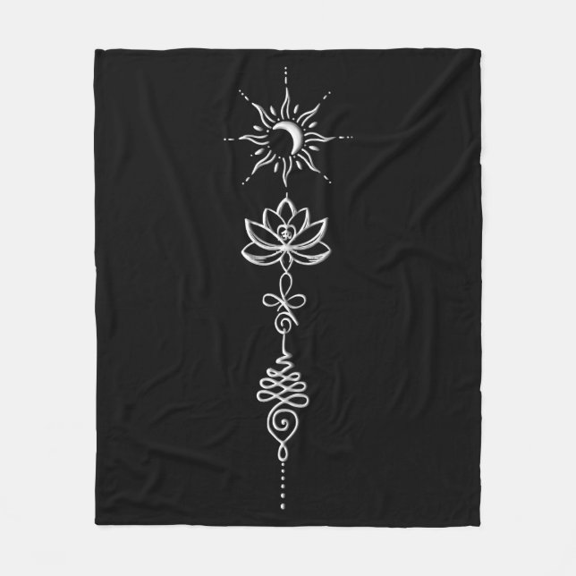 Cobertor De Velo Silver Unalome Group (Frente)