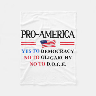 Cobertor De Velo Sim Democracia Não Oligarquia Doge Pro Bandeira da