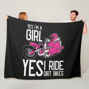Cobertor De Velo Sim, eu sou uma garota, sim, eu ando de moto de te