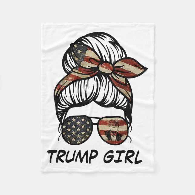 Cobertor De Velo Sim, eu sou uma Trump Girl superando-o - Trump 202 (Frente)
