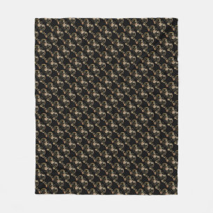 Cobertor De Velo Símbolo chinês Bat Fleece Blanket