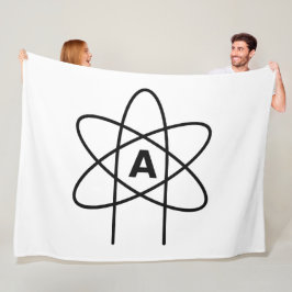 Cobertor De Velo Símbolo do ateísmo (Atom Emblem)