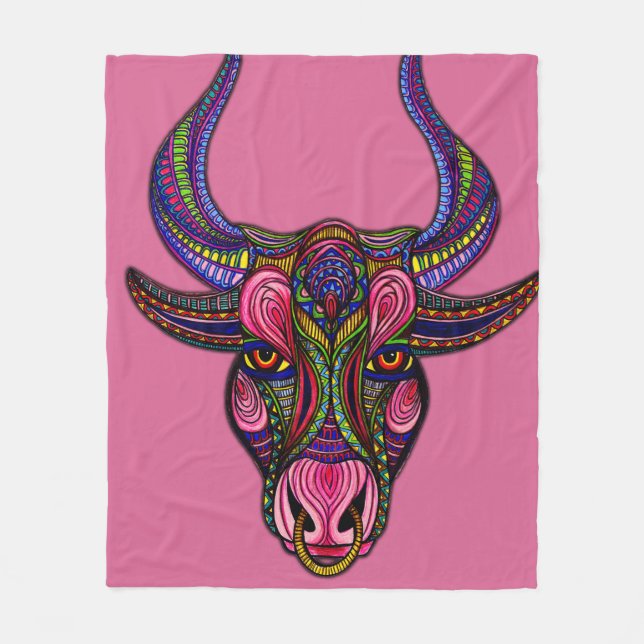 Cobertor De Velo Símbolo do Taurus (Frente)