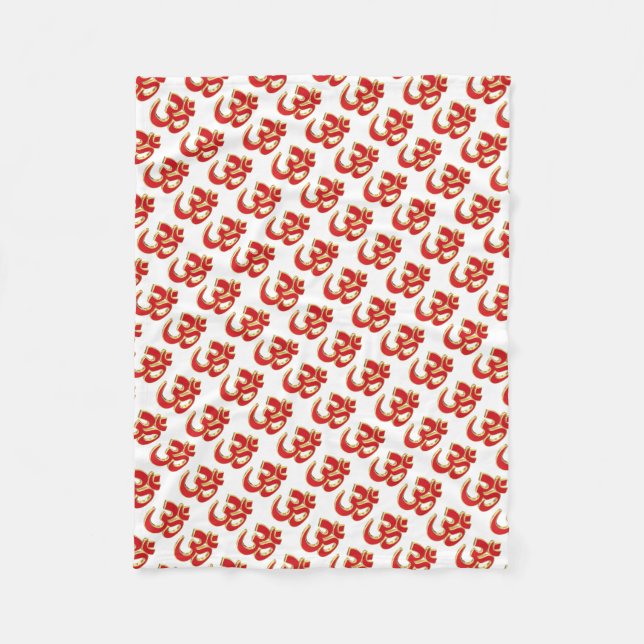 Cobertor De Velo Símbolo Om (Frente)