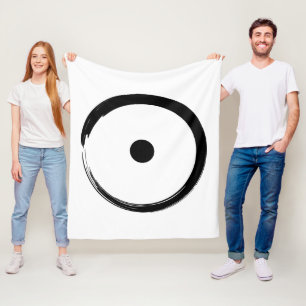 Cobertor De Velo Símbolo solar astrológico - Círculo Zen Budista 1