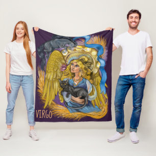 Cobertor De Velo Símbolo Virgo Zodiac