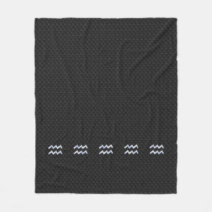 Cobertor De Velo Símbolo Zodiac de Prata Moderno Aquário em Cobra