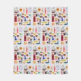 Cobertor De Velo Símbolos britânicos do Reino Unido