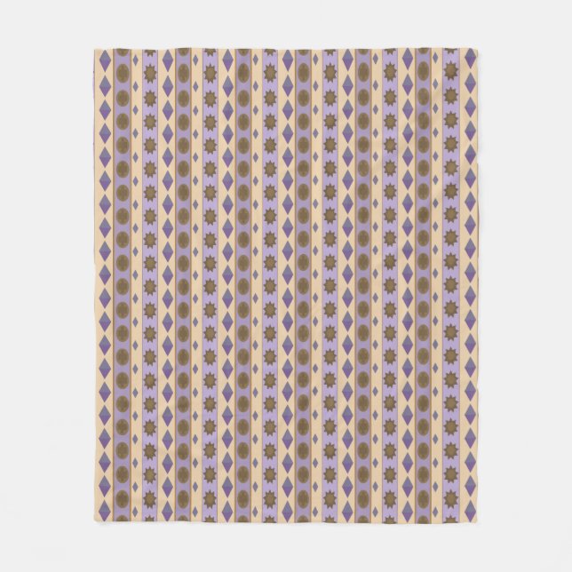 Cobertor De Velo Símbolos do CÓDIGO impressão azul pequeno (Frente)