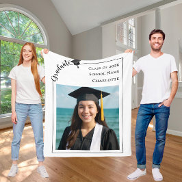 Cobertor De Velo Simple modern photo Graduate