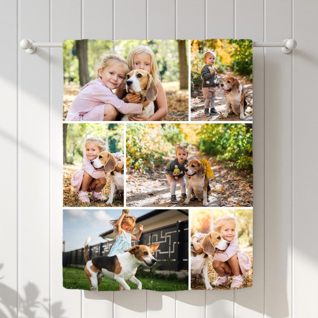 Cobertor De Velo Simple Six-Photo Pet  (Criador carregado)