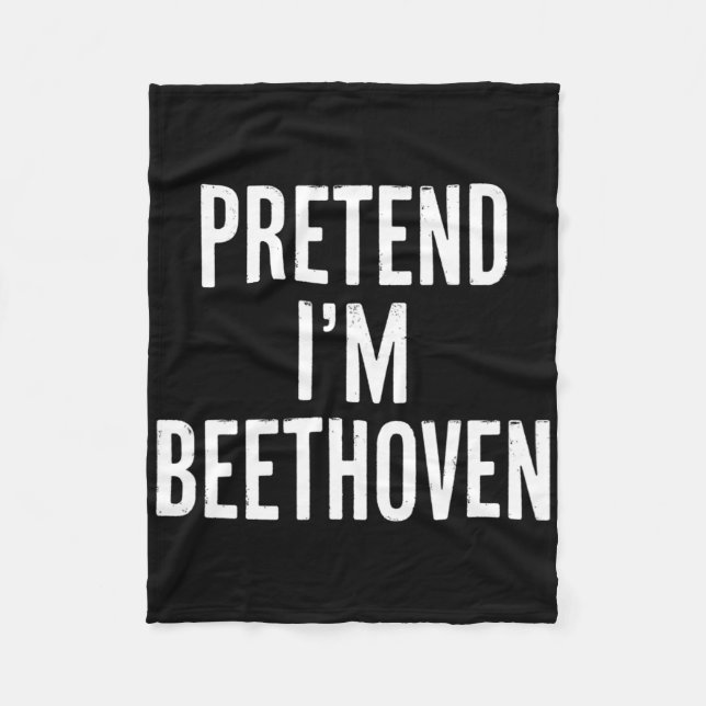 Cobertor De Velo Simples Fácil Finalidade Sou Beethoven Halloween C (Frente)