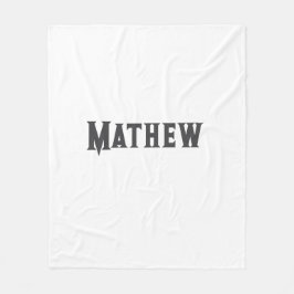 Cobertor De Velo simples letra inicial monograma adicionar sua letr