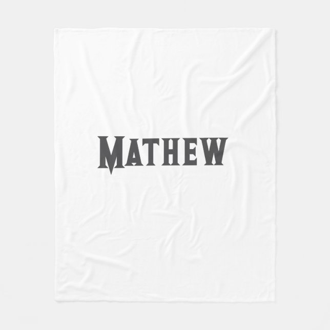 Cobertor De Velo simples letra inicial monograma adicionar sua letr (Frente)