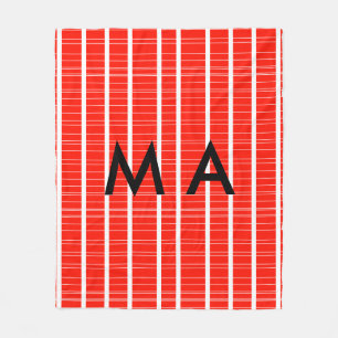 Cobertor De Velo Simples monograma adicione seu nome com letra míni