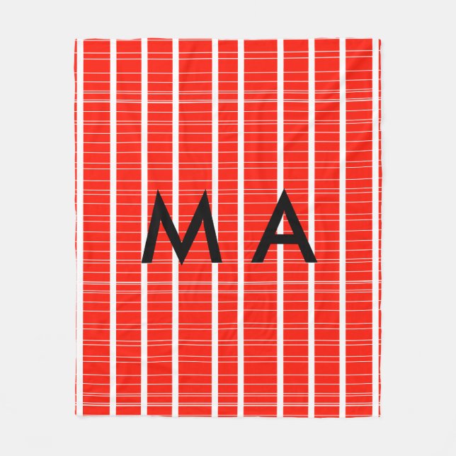 Cobertor De Velo Simples monograma adicione seu nome com letra míni (Frente)