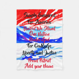 Cobertor De Velo Simplesmente Empenhado Para A Personalização De Um