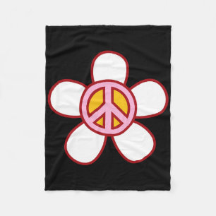 Cobertor De Velo Sinal de Paz Amor 60 anos 70 Groovy Hippie Costume