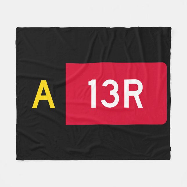 Cobertor De Velo Sinal de ponto de retenção A13R (Frente (Horizontal))