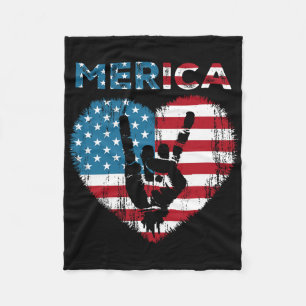 Cobertor De Velo Sinal de Rocha Merica 4 de Julho Bandeira American